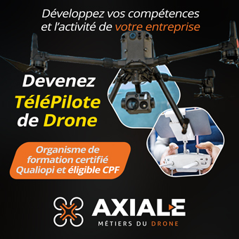 Axiale Formation drone